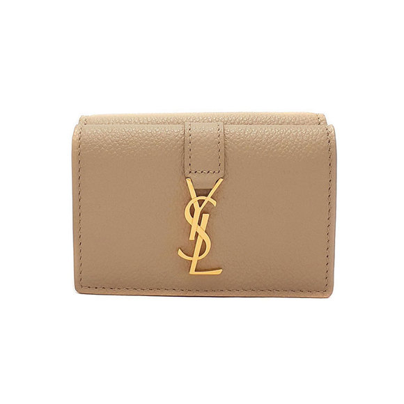 Saint Laurent Origami Tri YSL PARIS Wallet - Picture 1 of 5